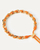 Byzylyk PDPAOLA ROPES PU01-686-U, 18cm, i artë/portokalli