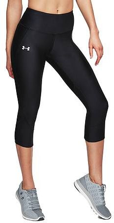Gete leggings për femra Under Armor Armor Fly Fast Capri, XS, të zeza
