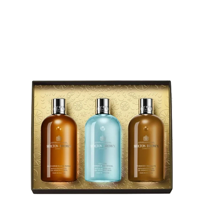 Set për kujdes trupor Molton Brown Woody and Aromatic, xhel dushi 3x 300 ml