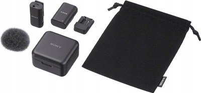Sistem mikrofoni wireless Sony ECM-W3S, Bluetooth 5.3, 150m, i zi
