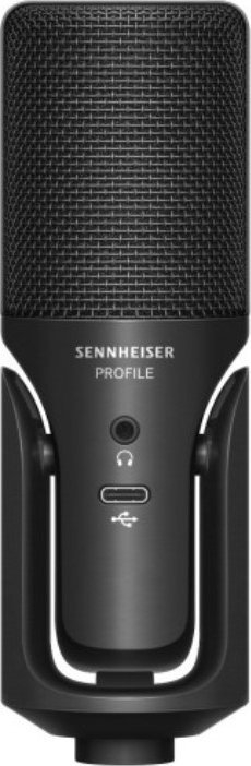 Set streaming Sennheiser Profile, mikrofon USB-C, krah i rregullueshëm, i zi