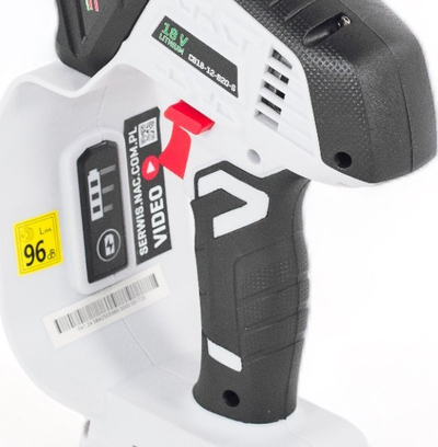Sharrë zinxhiri me bateri NAC CB18-20-B20-S, 18V, shufër 20.3cm, e bardhë