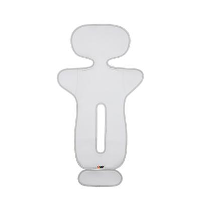 Jastëk ajrimi për ulëse veture BeSafe AirPad, 3D mesh, për foshnje dhe fëmijë, gri e hapur