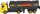 Lodër kamion tanker Lean Toys Folding Vehicle Sound 17198, DIY, me drita dhe zë, e verdhë