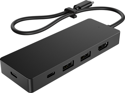 USB Hub USB-C HP G3, 4K 60Hz, USB-C/A, HDMI, e zezë