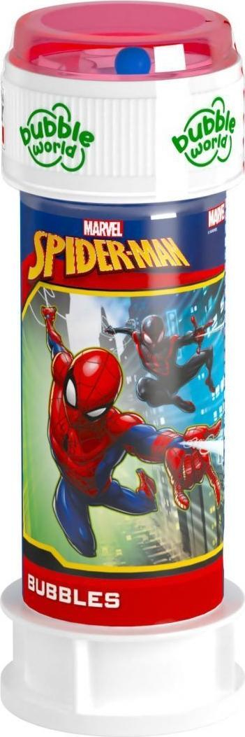 Lodër me flluska Marvel Spiderman Bubble Tube, 60ml, me shkop, shumëngjyrëshe