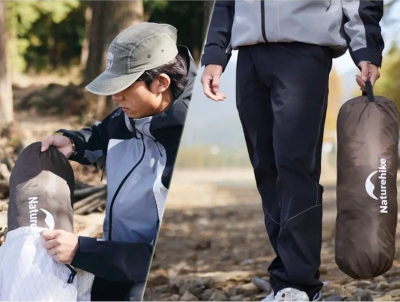 Çadër kampingu Naturehike Hillock 2 CNK2300, për 2 veta, 3000 mm ujërezistente, jeshile ushtrie