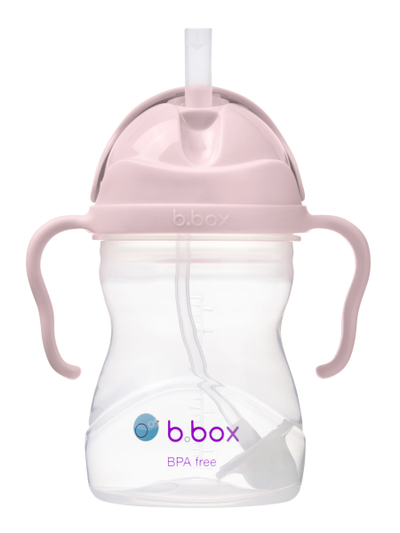 Gotë trajnimi b.box me tubth, 240ml, BPA free, blu