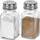 Set kripore dhe piperore Vilde, qelq 80 ml, 2 copë, kapak argjendi