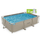 Pishinë me kornizë VirtuFit Rectangular Pool, 300 x 210 x 66 cm, me pompë filtri, bezhë