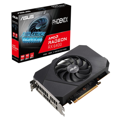 Kartë grafike ASUS AMD Radeon RX 6400, 4 GB GDDR6, PH-6400-4G