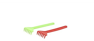 Grabulë rëre plastike Polesie 0477, 18 cm, multingjyrëshe