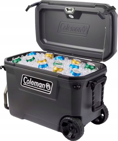 Frigorifer kampingu Coleman Convoy Cooler 65QT, 53L, me rrota