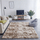 Tapet Thick Soft Plush Shaggy Ombre, 140x200 cm, kundër rrëshqitjes, bezhë camel