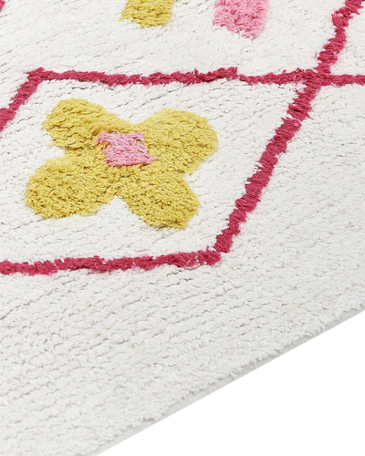 Tapet për fëmijë Beliani CAVUS, 160x230 cm, pambuk poliester, i bardhë