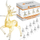 Drita dekorative Ruhhy Reindeer, LED, dritë e bardhë e ngrohtë, transparente