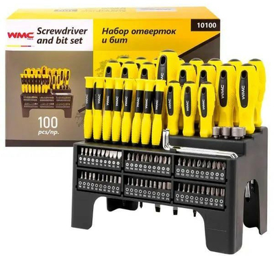 Set kaçavidash WMC Tools WMC-10100, 100 copë, me qëndrim