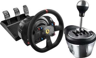 Set lojërash Morele Thrustmaster Ferrari T300 Alcantara Edition, timon lojërash, mouse pad, i zi