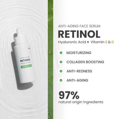 Serum kundër rrudhave Swedish Nutra Retinol Hyaluronic Acid, 30ml