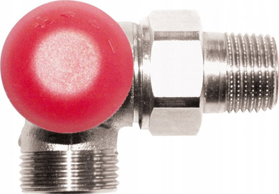 Valvul termostatike 3-aksiale Herz TS-90-V, 1/2", version majtas
