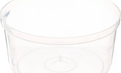 Tharëse sallate 5five Simply Smart, 25 cm, me manivelë, transparente gri