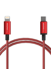 Kabllo kariku për telefon AMAZINGthing SupremeLink, Lightning në USB-C, 1m, e kuqe