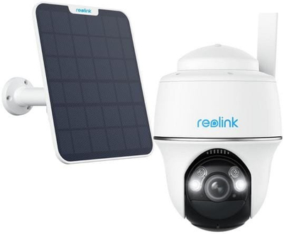 Kamerë sigurie Reolink Go Series G430, PTZ, me panel dielli, e bardhë