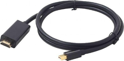 Kabllo Gembird (CC-mDP-HDMI-6), DisplayPort Mini në HDMI, 1.8 m, e zezë