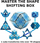 Lodër magnetike Shashibo Mystic Ocean, kub transformues, mbi 70 forma, shumëngjyrëshe