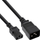 Kabllo rryme InLine IEC-60320 C20 në C13, 0.5 m, 10A, e zezë