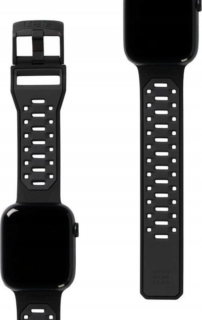 Rrip ore URBAN ARMOR GEAR UAG Civilian Silicone për Apple Watch 49/45/44/42mm, silikon, i zi