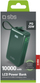 Надворешна батерија SBS TTBB10000LCDTCPD20G, 10000mAh, 20W, зелена