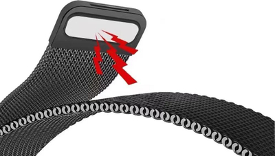 Rrip për Apple Watch Series 7, 45mm, çelik inox, magnetik, blu