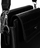 Çantë crossbody David Jones, lëkurë ekologjike, kapak krokodil, e zezë