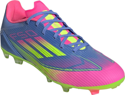 Këpucë futbolli adidas F50 League FG MG, Sprintplate 360, fibrë Fiberskin, të bardha