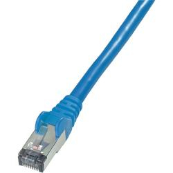 Kabllo rrjeti Goobay 68271, CAT 6, 7.5m, blu