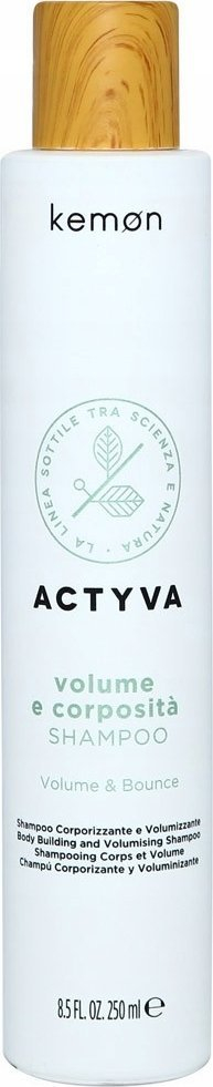 Shampo flokësh Kemon ACTYVA Volume and Body, 250ml, për volum