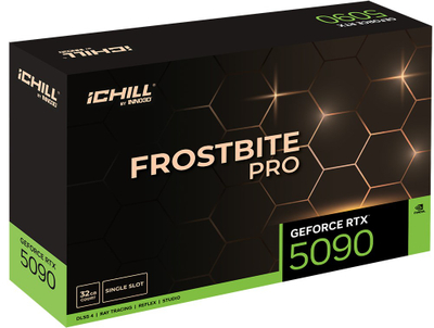 Kartë grafike Inno3D GeForce RTX 5090 iChill Frostbite Pro, 32GB GDDR7, PCI Express, e zezë