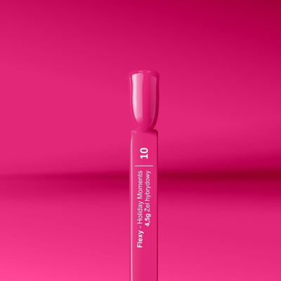 Llak xheli hibrid Flexy Hybrid Gel 10 Barbie Pink, 4.5 g, rozë neon