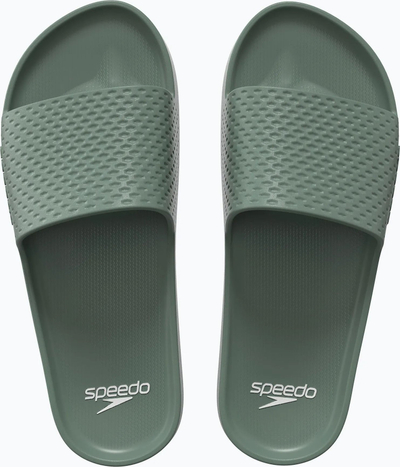 Shapka pishine Speedo Entry Slide, njëpjesëshe, rrëshqitje kundër, khaki