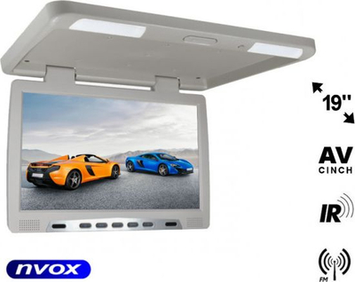 Monitor tavani për makinë Nvox, 19", LCD LED, 1440x900, gri