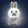 Dritë nate Chicco Rabbit Night Light, set 3 copa, për kalamaj, shumëngjyrëshe