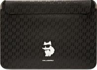 Mbrojtëse laptopi Karl Lagerfeld Saffiano Monogram Choupette, 14", e zezë