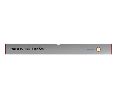 Nivel murature Yato YT-3073, 2.5 m, 2 flluska, gri