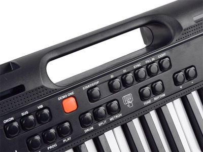 Keyboard elektronik SD-S850, 61 taste, me mikrofon, i zi