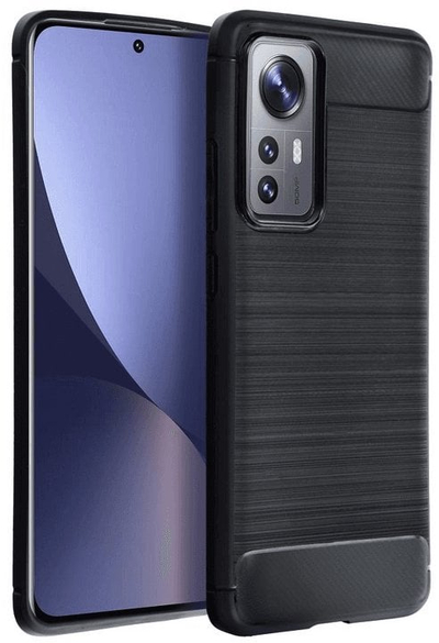Kapak telefoni OEM Carbon për Motorola Edge 60 Pro, mbrojtës, i zi