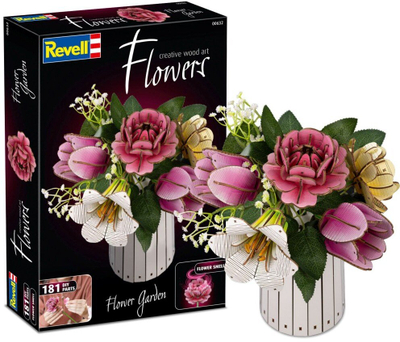 Set kreativ druri Revell Flowers 00632, 181 copa, 27 cm i lartë, me plot ngjyra