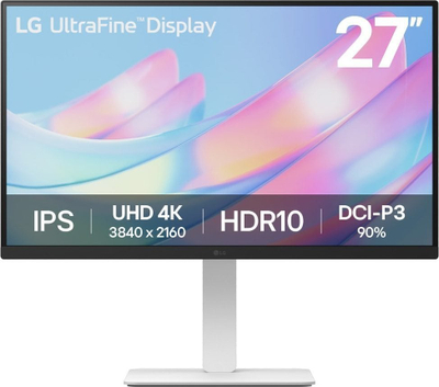 Monitor LG 27US550 W, 27", 4K UHD, i bardhë