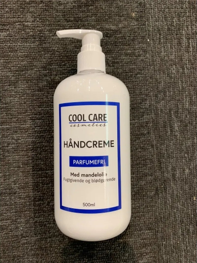 Krem duarsh Cool Care Hand Cream, me vaj bajame, pa aromë, 500 ml