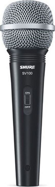 Mikrofon Shure SV100 W, dinamik kardioid, set me 2 copë, i zi